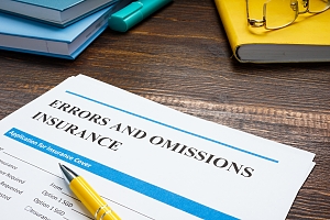 Errors and omission insurance paperwork