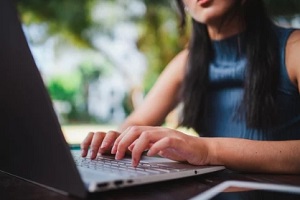 business women working on laptop