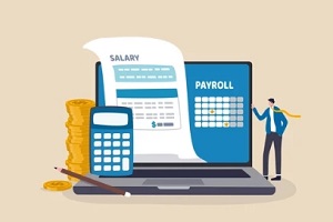payroll HR services concept